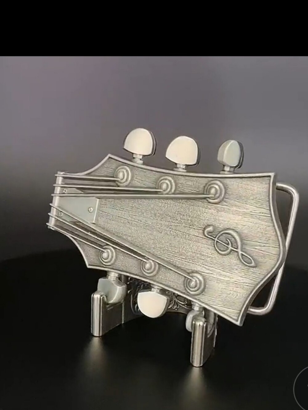 New guitar Headstock Musicians belt buckle See All 6 Color Choices